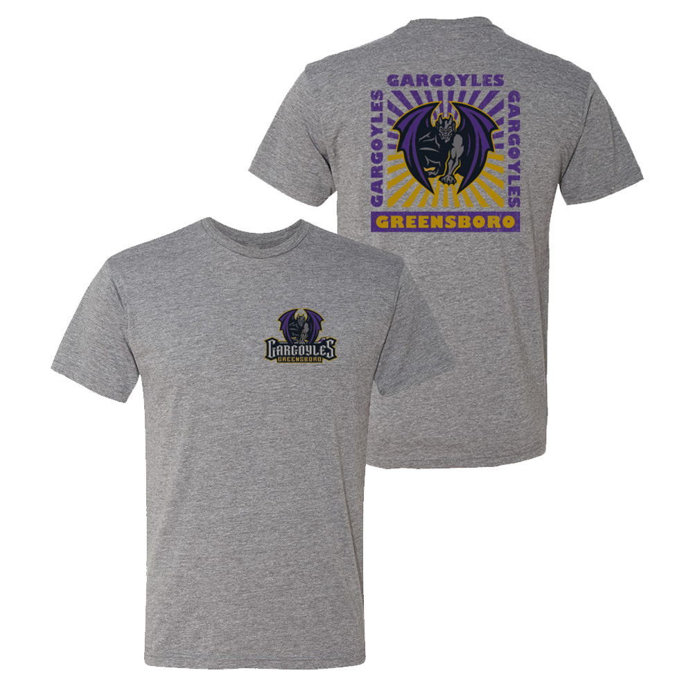 Greensboro Gargoyles Sunspot Back Print Tee
