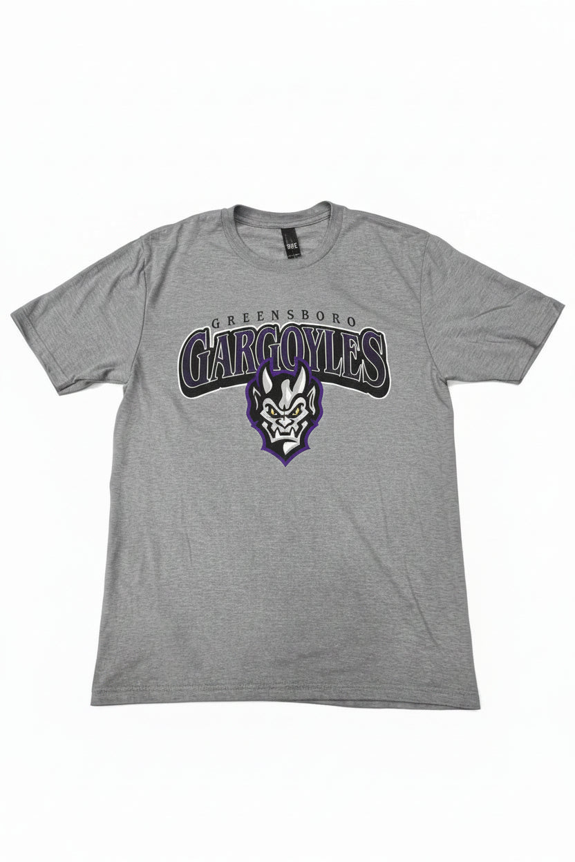 Gargoyles District Triblend Gray Vintage 12 T-shirt