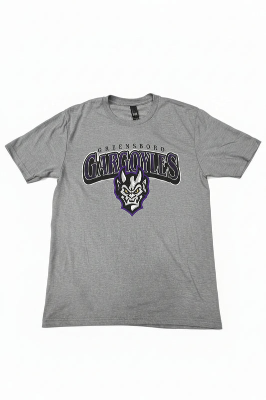 Gargoyles District Triblend Gray Vintage 12 T-shirt